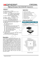 HopeRF CMT2310A Manual