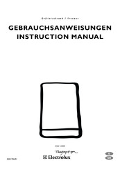 Electrolux EUN 12300 Instruction Manual