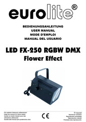 EuroLite LED FX-250 User Manual
