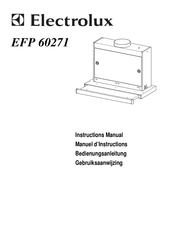 Electrolux EFP 60271 Instruction Manual