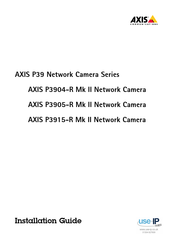 Axis P3915-R Mk II Installation Manual
