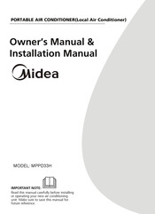 Midea MPPD33H Owner's Manual & Installation Manual