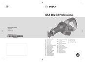Bosch Professional 18V-32 Original Instructions Manual
