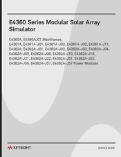 Keysight Technologies E4360A Service Manual