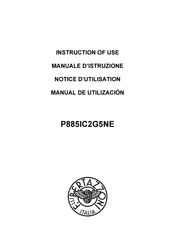Bertazzoni P885IC2G5NE Instructions Of Use