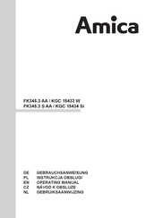 Amica FK345 3 AA Series Operating Manual