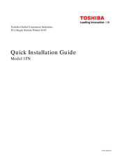 Toshiba 1TN Quick Installation Manual