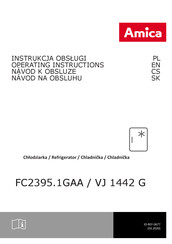 Amica FC2395.1GAA / VJ 1442 G Operating Instructions Manual