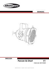 SHOWTEC Parcan 56 Short V1 Manual