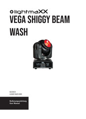 Lightmaxx WEGA SHIGGY BEAM WASH User Manual