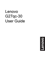 Lenovo G27qc-30 User Manual