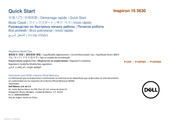 Dell P125F001 Quick Start Manual