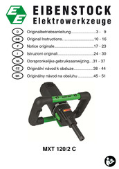 EIBENSTOCK MXT 120/2 C Original Instructions Manual