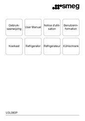 Smeg U3L080P User Manual