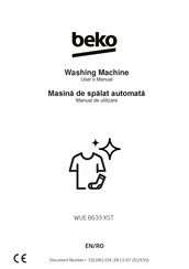 Beko WUE 8633 XST User Manual