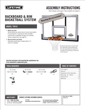 Lifetime 79910 Assembly Instructions Manual
