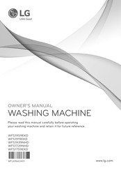 LG WFS1739NHD Owner's Manual