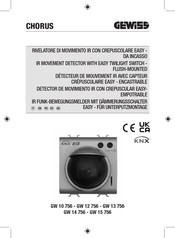 Gewiss Chorus GW 10 756 Installation Instructions Manual