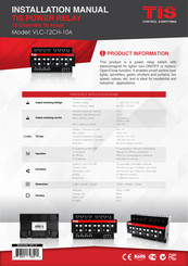 TIS VLC-12CH-10A Installation Manual
