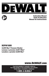 DeWalt DCPW1600Y2 Instruction Manual