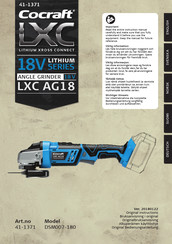 Cocraft LXC AG18 Original Instructions Manual
