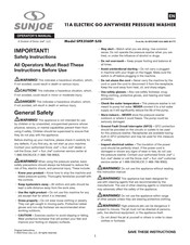 SNOWJOE SUNJOE SPX3160P-SJG Manual