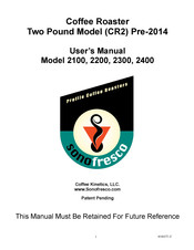 Sonofresco Pre-2014 User Manual