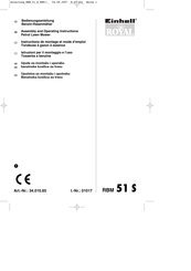 Einhell Royal 34.010.65 Assembly And Operating Instructions Manual