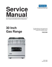 Viking VGCC530 Service Manual