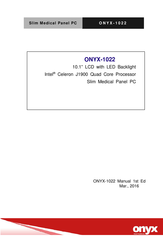 Onyx ONYX-1022 Manual