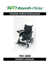 KOMFI-RIDER PW-1800 Owner's Manual