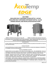 AccuTemp EDGE ALLGB Owner's Manual And Installation Instructions