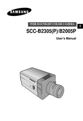 Samsung SCC-B2305P User Manual
