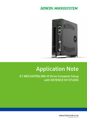 Hiwin E1 MECHATROLINK-III Application Note