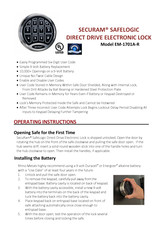 Securam EM-1701A-R Manual
