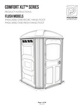 PolyJohn Comfort XLT PH04-3100 Product Instructions