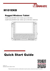 Winmate M101EKB Quick Start Manual