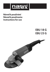 Narex EBU 18 G Instructions For Use Manual