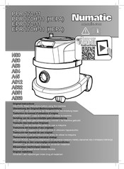 Numatic PPR 170-11 Original Instructions Manual