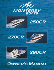 Monterey Boats 250CR 2007 Owner's Manual
