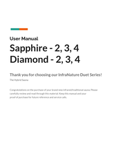 Enlighten Sauna Sapphire-2 User Manual