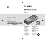 Bosch UniversalDistance 30 Original Instructions Manual