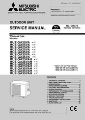 Mitsubishi Electric MUZ-GA35VAH-E3 Service Manual