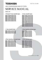 Toshiba MMU-UP0121MH-E(TR) Service Manual