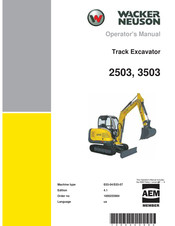 Wacker Neuson 2503 Operator's Manual