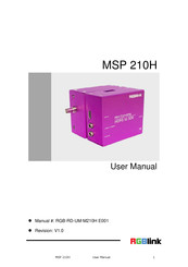 RGBlink MSP 210H User Manual