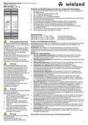 Wieland SNV 4274SL-C Translation Of The Original Instructions