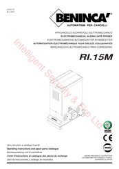 Benninca RI.15M Operating Instructions And Spare Parts Catalogue