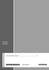 Siemens EH6 MD1 Series Instruction Manual