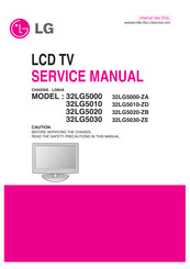 LG 32LG5000 Service Manual